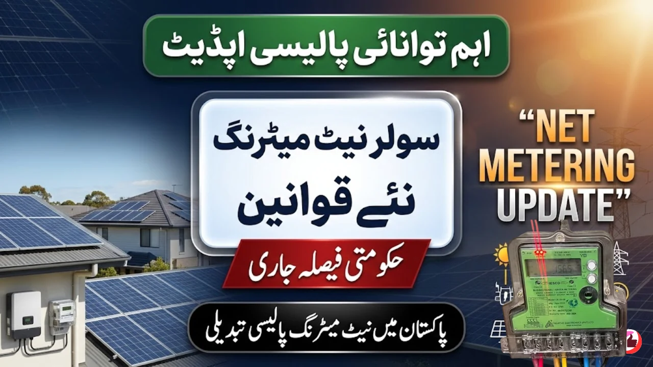 Solar Net Metering Policy Update in Pakistan with New Rules