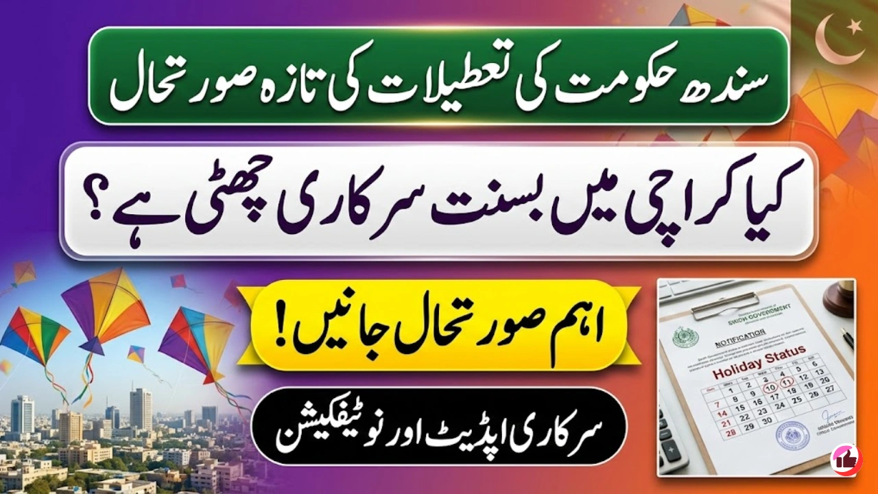 Is Basant a Public Holiday in Karachi? Sindh Govt Status Update
