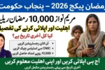 Maryam Nawaz 10000 Ramzan Package 2026 Apply and Eligibility Details
