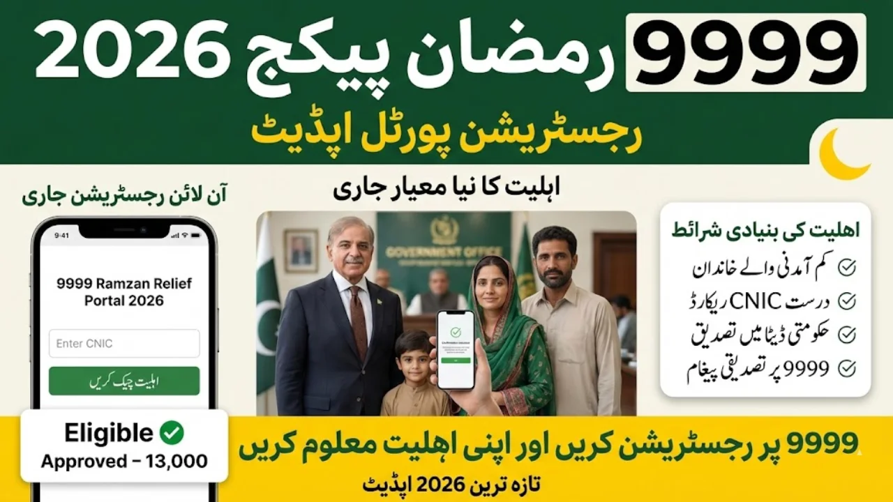 Prime Minister 9999 Ramzan Package 2026 Registration Portal Update & Eligibility Criteria